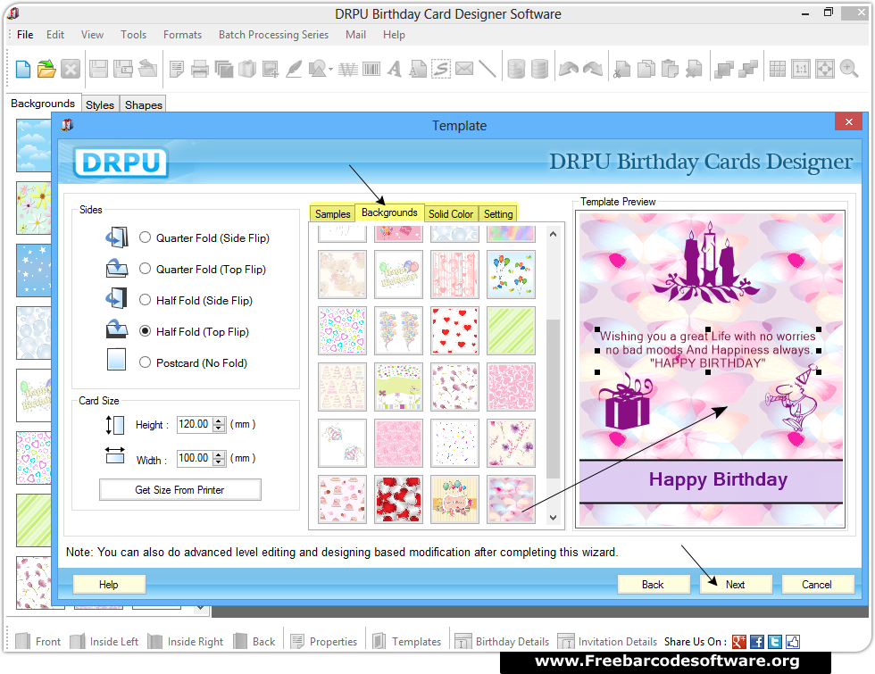 Birthday Cards Designing Software