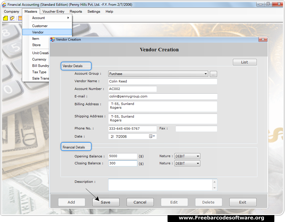 Accounting Software (Standard Edition)