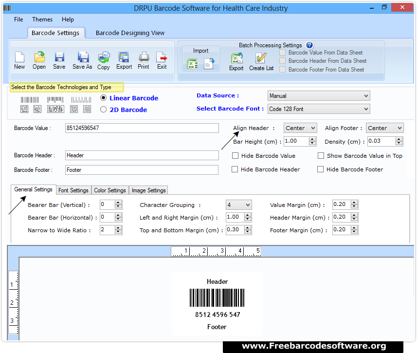 Healthcare Barcode