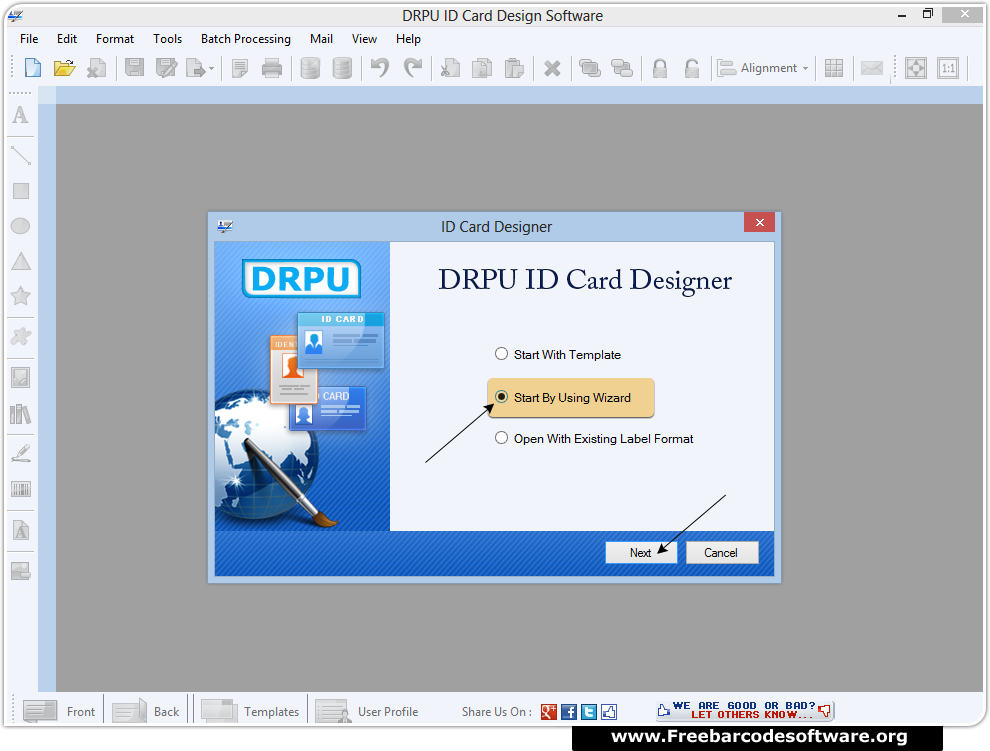 id card maker software freebarcodesoftware