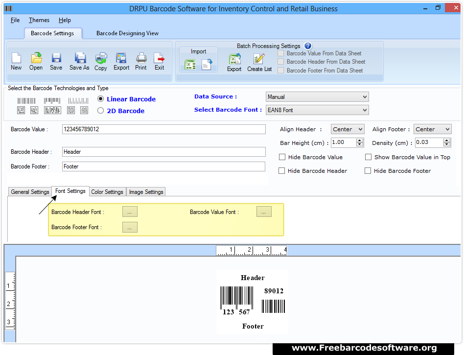 Inventory Control Barcode