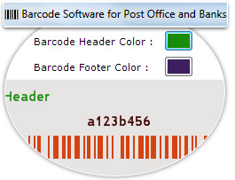 Post Office and Bank Barcode Software