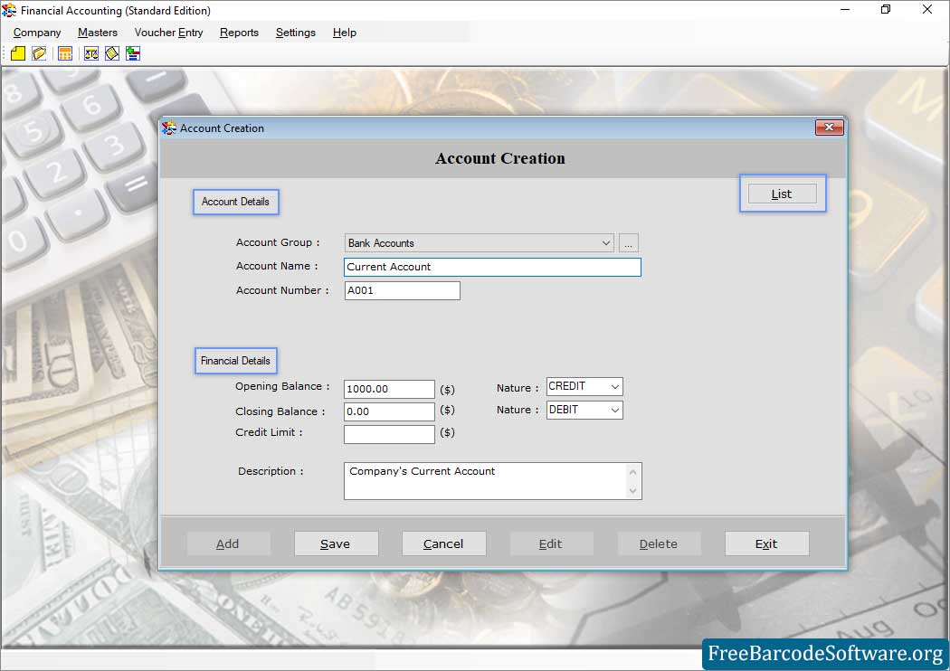 Account Creation Account Creation