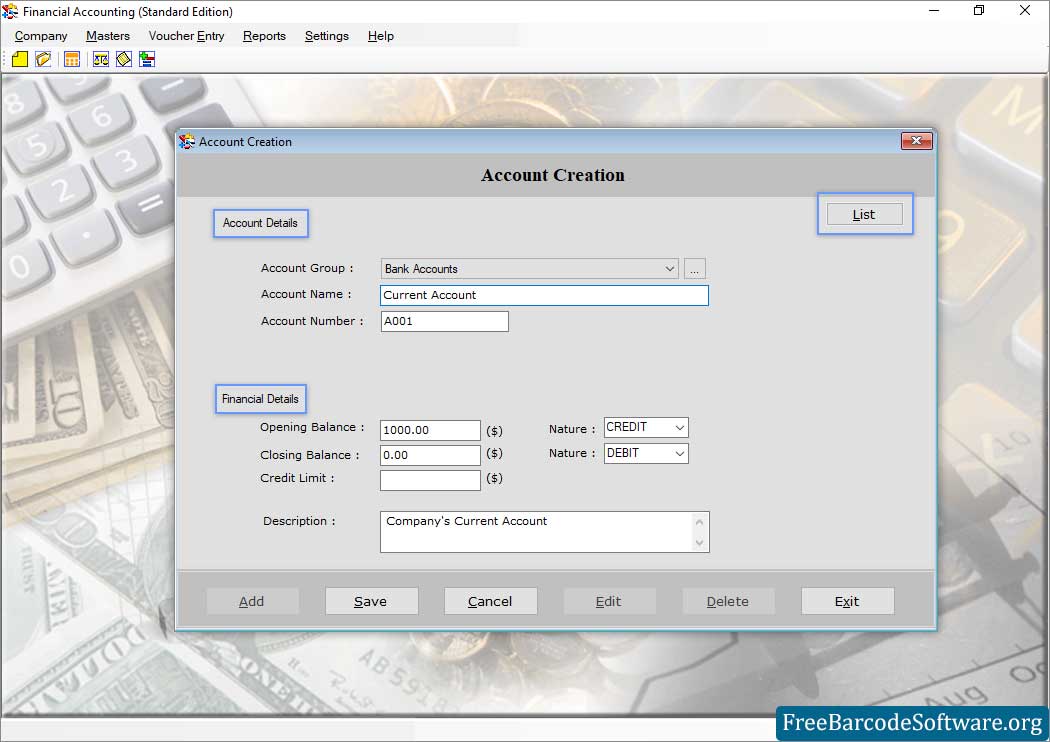 Account Creation