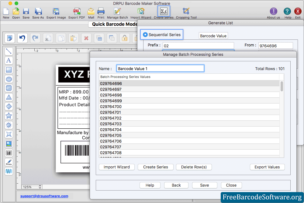 bar code software for mac