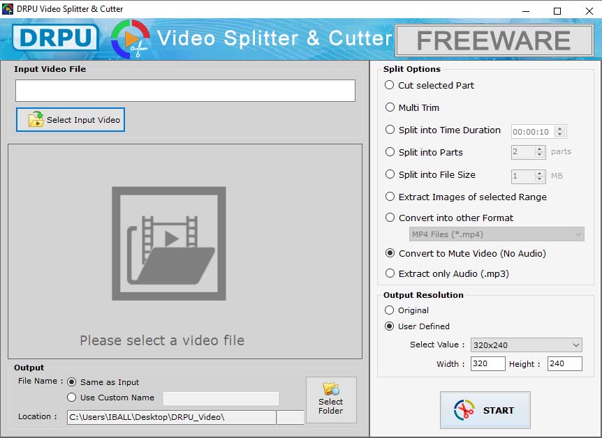 Select Input Video