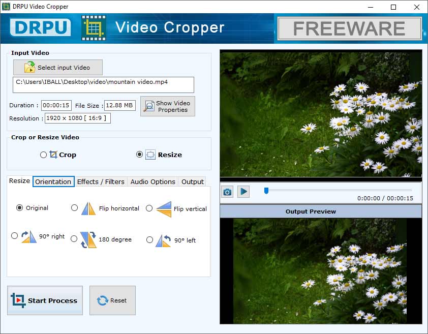 Select Input Video