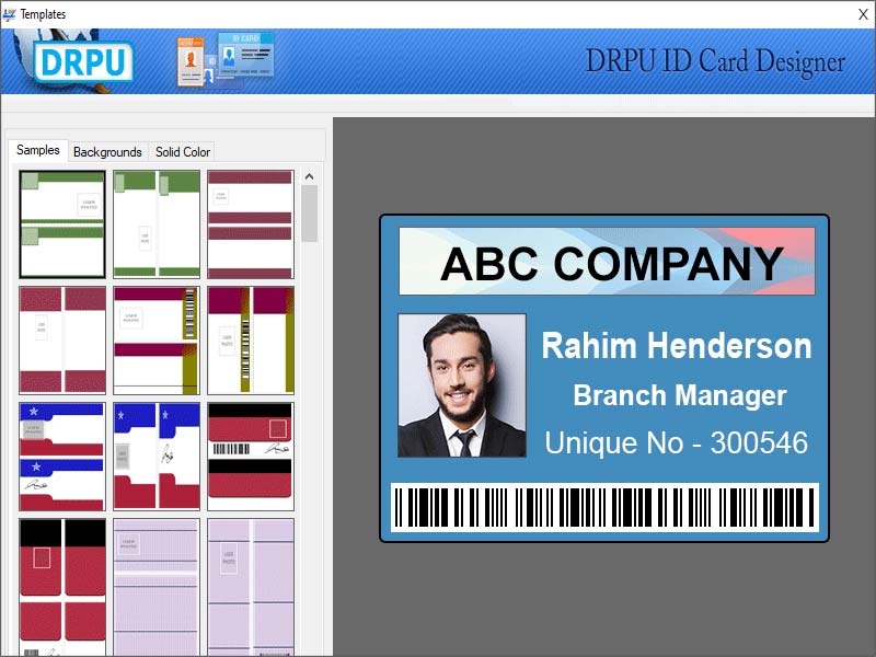 Bulk ID Barcode Labeling Program