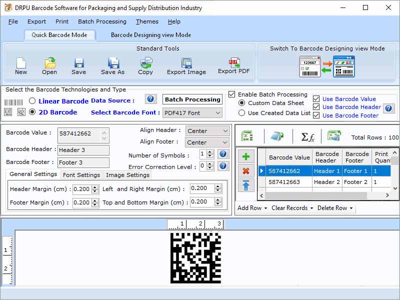 Packaging Product Barcode Labeling Tool