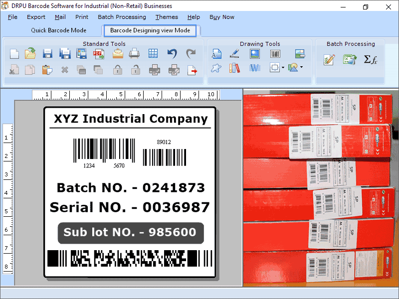 Screenshot of Warehouse Stock Labeling Software 9.2.3.2