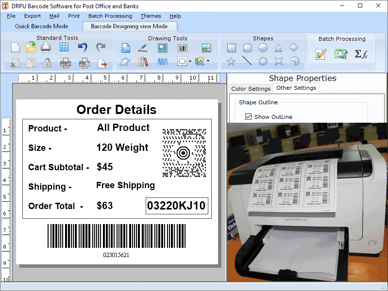 Logistics Barcode Labeling Software