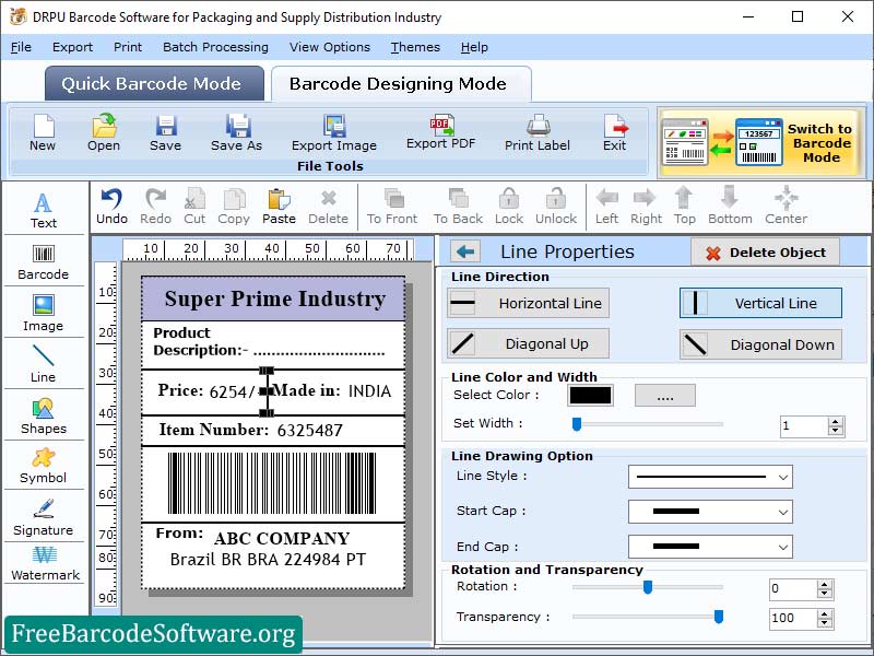 Packaging Barcode Designing Software, Trade and Stock Barcode Designing Tool, Inventory Barcode Designing Application, Packaging Industry Barcode Designing Tool, Shipping Barcode Designing Software, Trading Barcodes Designing Software